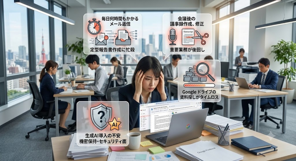 ビジネスの現場で、このようなお悩みに直面していませんか？