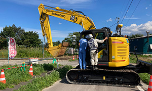 現場での技術指導