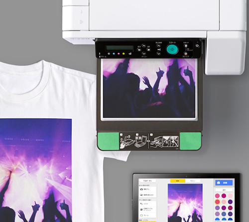 衣類（Garment）に直接印刷ができるプリンター
