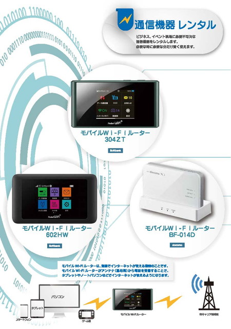 通信機器レンタル